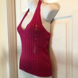 NWT Michael Michael Kors Pink Halter Top Size [S ]